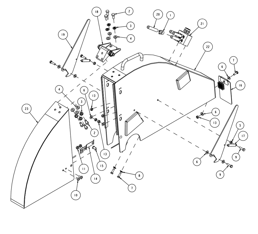 Section 32 Diagram and Parts List for MK-4020KB 167420-20 MK Diamond Concrete Saw